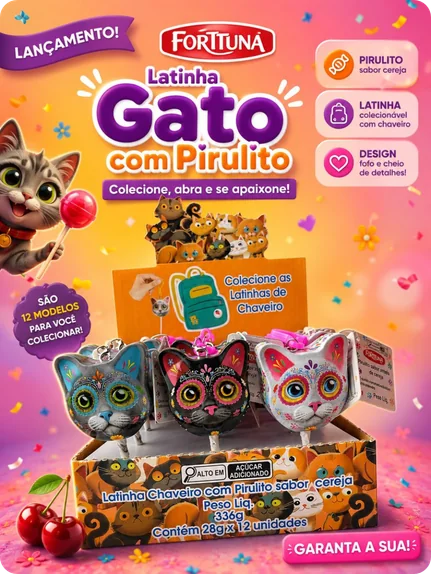 Lata Gato con Piruleta