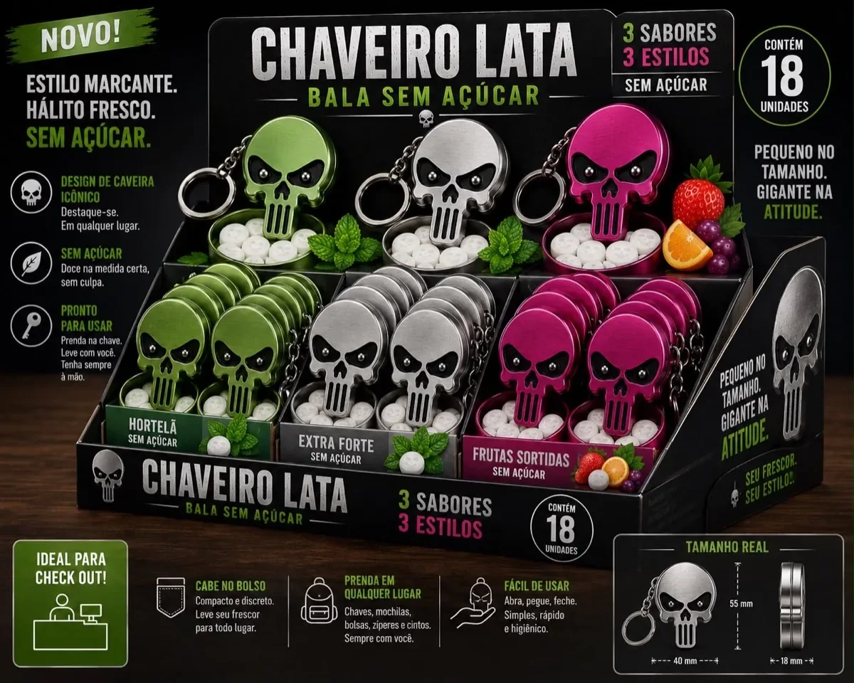 Chaveiro Lata